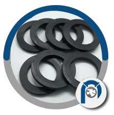 Black Rubber Cellulose Gasket