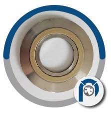 SS 347 Vermiculite Spiral Wound Gasket