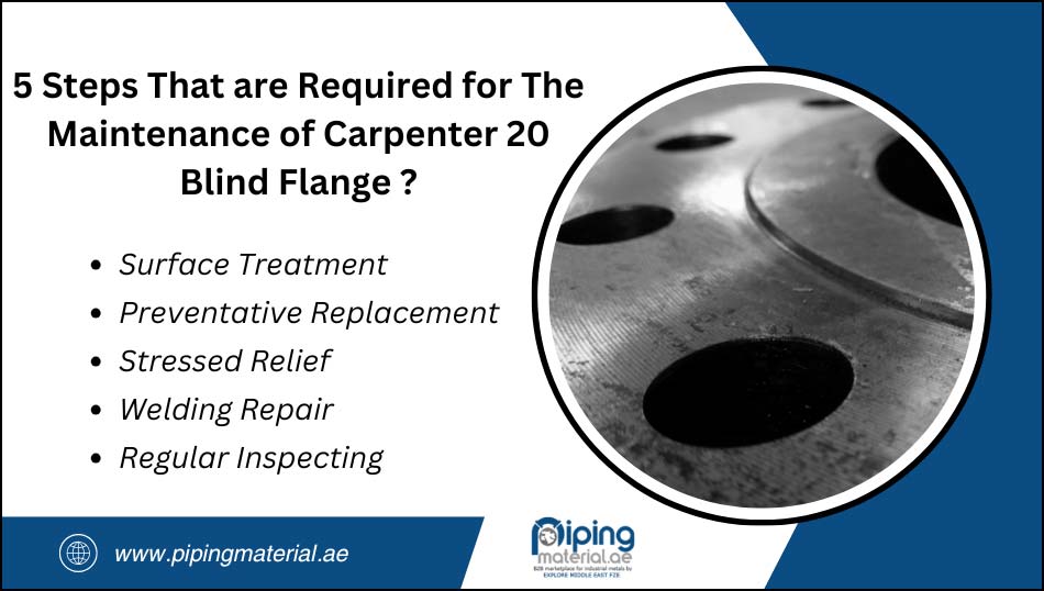 Maintenance of Carpenter 20 Blind Flange