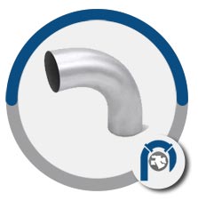 254 SMO 2.5D Pipe Bend