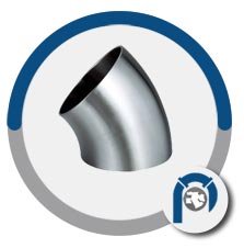 310s stainless steel 45 deg elbow