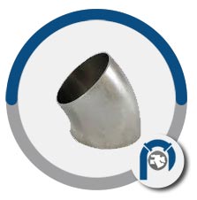 317l stainless steel 45 deg elbow