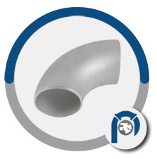 904L stainless steel 90 deg long radius elbow