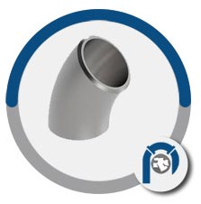 A 403 WP 310s 45 deg long radius elbow