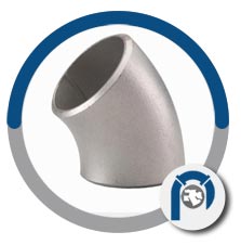 A403 Gr WP347 45 deg long radius elbow