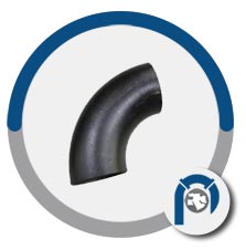 ASME SA234 WPC long radius elbow