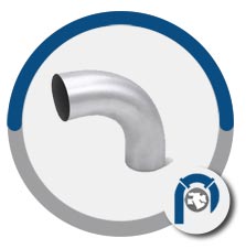 ASME SA403 WP310s 90 deg bend