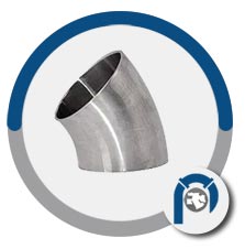 ASME SA403 WP317l 1.5D elbow