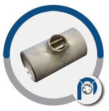 ASME SA403 WP317l barred tee