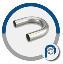 ASME SA403 WP347 180 deg pipe bend