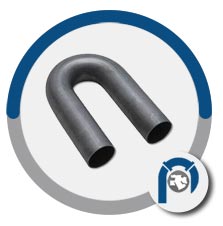 ASTM A234 WPC carbon steel 180 deg pipe bend