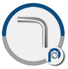 ASTM A403 Grade WP904L short radius bend