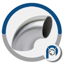 ASTM A403 WP347 90 deg elbow