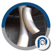 C276 nickel alloy long radius bend C276 nickel alloy long radius bend