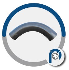 CS ASTM A234 WPC 90 deg bend