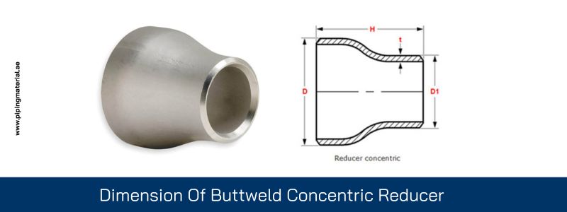 Dimension Of Buttweld Concentric Reducer