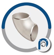 DIN 1.4438 45 deg short radius elbow
