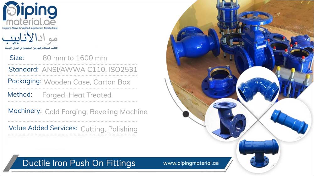 Ductile Iron Push On Fittings Ductile Iron Push On Fittings