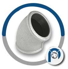  Galvanized 45 Degree Elbow 