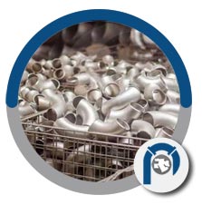 Nickel 200 alloy buttweld elbow