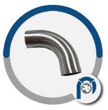 SA 403 Gr 347 long radius bend