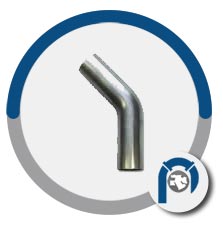 SS 347H 2.5D Pipe Bend