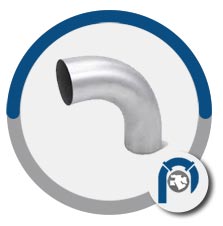 SS 904L 2.5D pipe bend
