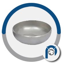 SS UNS S30409 Large Diameter End Caps