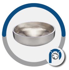 SS UNS S31008 large diameter end caps