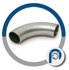 SS UNS S34700 hot induction bend