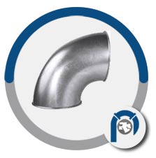 Stainless Steel 321H 90 Deg Long Radius Elbow