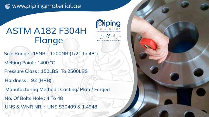 ASTM A182 F304H Flange ASTM A182 F304H Flange