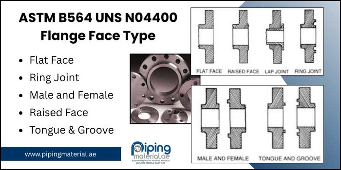 ASTM B564 UNS N04400 Flange Face Type