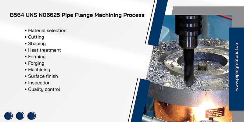 B564 UNS N06625 Pipe Flange Machining Process