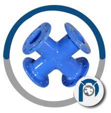 Di Flanged Reducing Cross