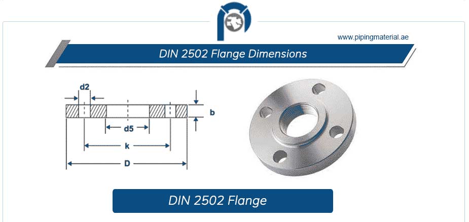 DIN 2502 Flange Dimensions