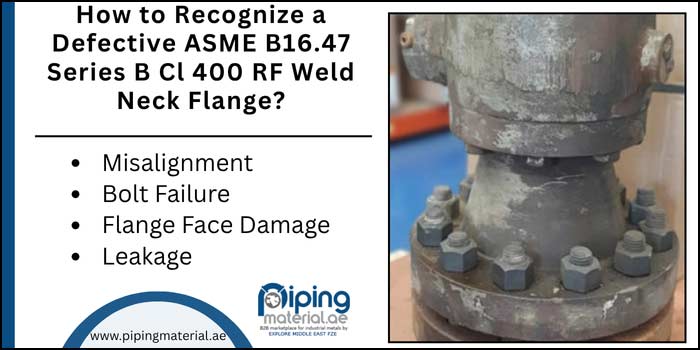 How to Recognize a Defective ASME B16.47 Series B Cl 400 RF Weld Neck Flange