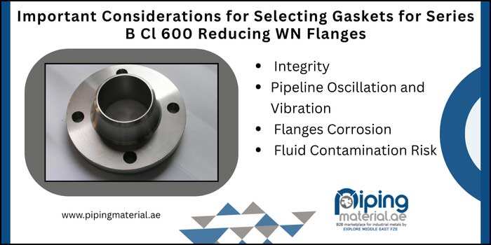 Important Considerations for Selecting Gaskets for Series B Cl 600 Reducing WN Flanges