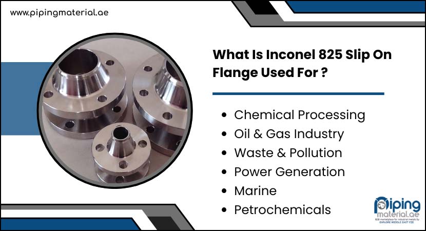 Inconel 825 Slip On Flange Used For