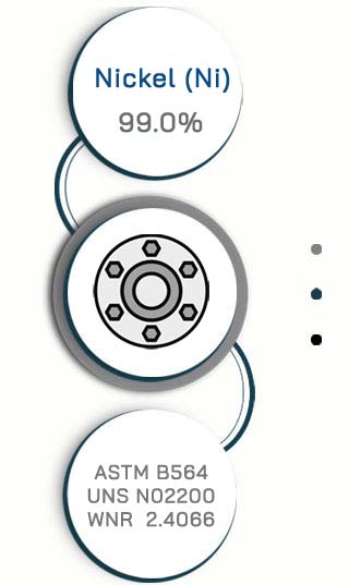 Nickel 200 Flanges