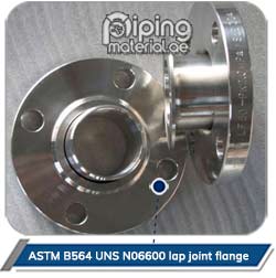 B564 UNS N06600 lap joint flange B564 UNS N06600 lap joint flange