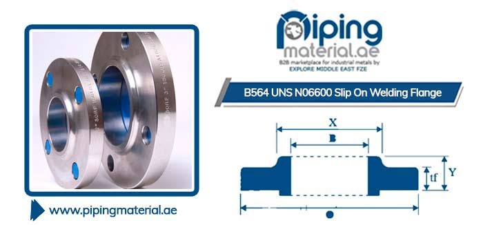 B564 UNS N06600 slip on welding flange dimension B564 UNS N06600 slip on welding flange dimension