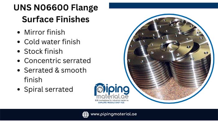 UNS N06600 Flange Surface Finishes UNS N06600 Flange Surface Finishes