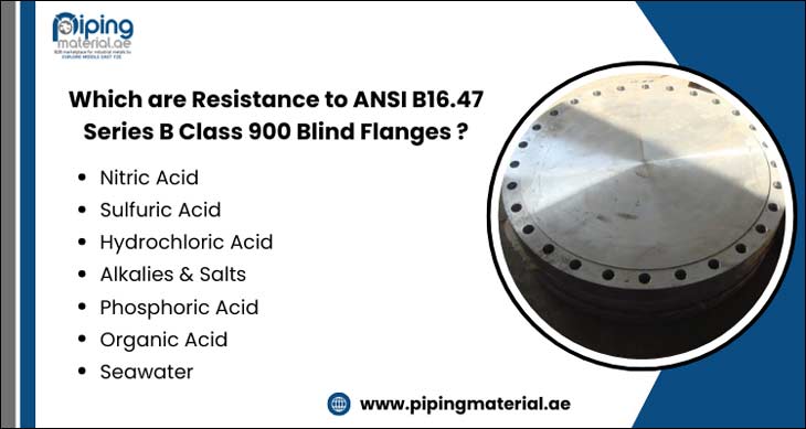 Resistance to ANSI B16.47 Series B Class 900 Blind Flanges