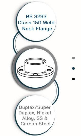 BS 3293 Class 150 Weld Neck Flange