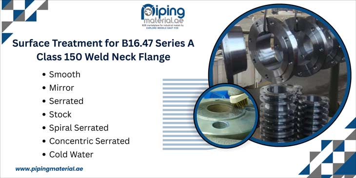 Surface Treatment for B16.47 Series A Class 150 Weld Neck Flange