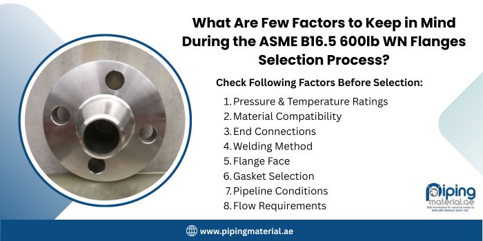 What Are Few Factors to Keep in Mind During the ASME B16.5 600lb WN Flanges Selection Process? What Are Few Factors to Keep in Mind During the ASME B16.5 600lb WN Flanges Selection Process?