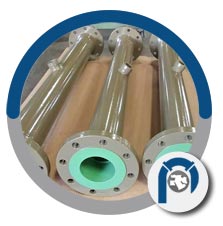 FBE coating spool with slip on flange