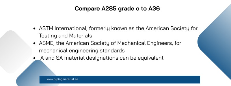 Compare a285 grade c to A36