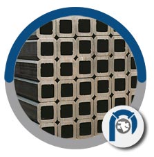 DIN 2393 ISO H9 ST52.3 Square Pipe
